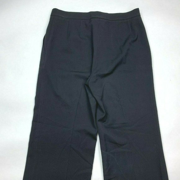 Max Mara Black Woolmark Blend Pants Pockets - Picture 5 of 10